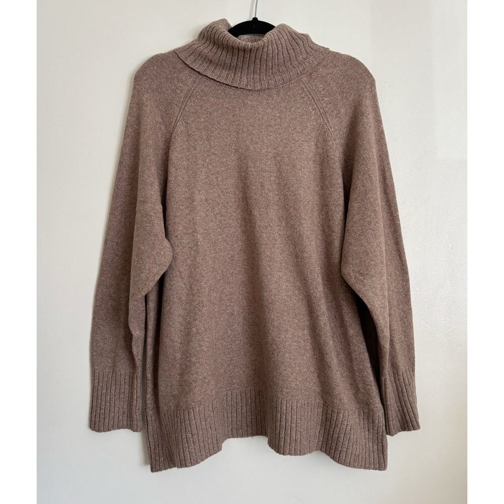 Light Brown Old Navy Turtleneck Cotton Sweater XL
